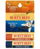 Burt's Bees 2-pc. Limited Edition Pumpkin Spice & Vanilla Bean Lip Balm Set