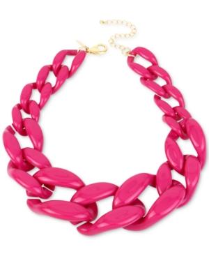 Iris X Inc International Concepts Gold-tone Large Link Collar Necklace, Only At Macy's