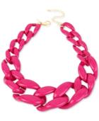 Iris X Inc International Concepts Gold-tone Large Link Collar Necklace, Only At Macy's