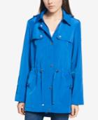 Tommy Hilfiger Petite Hooded Tab-sleeve Anorak