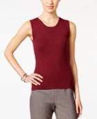 Tommy Hilfiger Ribbed Sweater Knit Tank Top