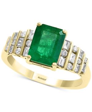 Effy Emerald (2-1/5 Ct. T.w.) & Diamond (1/3 Ct. T.w.) Ring In 14k Gold