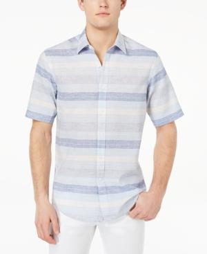 Club Room Men's Merritt Stripe Shirt, Created For Macy's