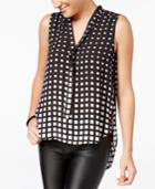 Xoxo Juniors' High-low Tie-neck Blouse