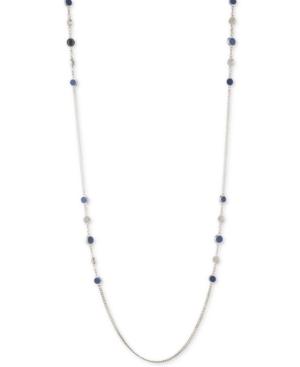 Dkny Gold-tone Stone & Pave Logo 42 Statement Necklace