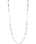 Dkny Gold-tone Stone & Pave Logo 42 Statement Necklace