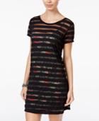 Volcom Juniors' Printed Overlay Bodycon Dress