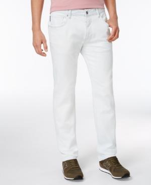 Armani Exchange Men's Relaxed Straight-fit Stretch Destroyed Jeans
