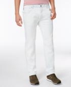 Armani Exchange Men's Relaxed Straight-fit Stretch Destroyed Jeans