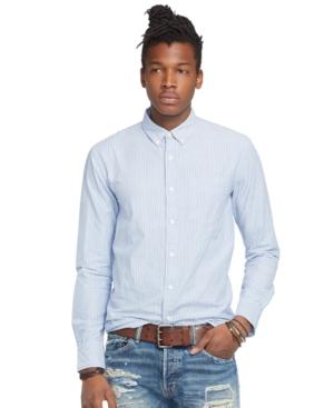 Denim & Supply Ralph Lauren Striped Cotton Sport Shirt