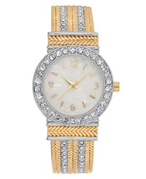 Charter Club Women's Two-tone Cuff Bracelet Watch 30mm, Created For Macy's