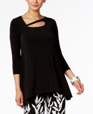 Alfani Asymmetrical Cutout Top, Only At Macy's