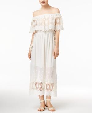 Astr Tatiana Off-the-shoulder Maxi Dress