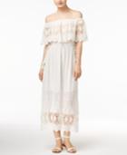 Astr Tatiana Off-the-shoulder Maxi Dress