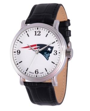 Gametime Nfl New England Patriots Men's Shiny Silver Vintage Alloy Watch