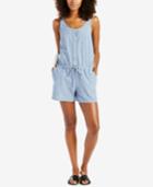 Levi's Shelby Cotton Light Blue Wash Denim Romper