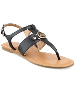 Tommy Hilfiger Lelah Flat Thong Sandals Women's Shoes