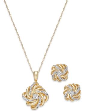 Diamond Love Knot Jewelry