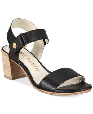 Anne Klein Jackie Block-heel Sandals