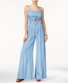 Guess Leila Palazzo Chambray Jumpsuit