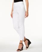 Jm Collection Pull-on Ankle-zip Pants, Created For Macy's