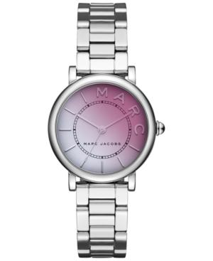 Marc Jacobs Women's Roxy Stainless Steel Silver Bracelet Watch 28mm