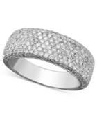 Trio By Effy Diamond Diamond Pave Ring (1 Ct. T.w.) In 14k White Gold