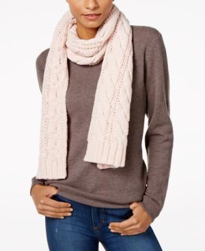 Charter Club Cable-knit Scarf, Created For Macy's