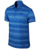 Nike Men's Sphere Court Dri-fit Striped Tennis Polo