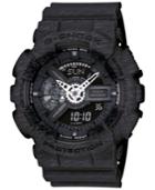 G-shock Men's Analog-digital Black Bracelet Watch 55x51mm Ga110ht-1a