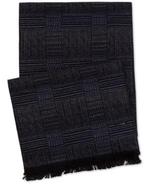 Calvin Klein Men's Patchwork Scarf
