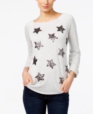Inc International Concepts Sequined Sweatshirt, Only At Macy's
