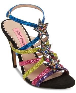 Betsey Johnson Shining Dress Sandals Women's Shoes
