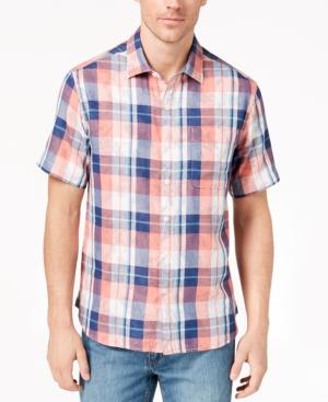 Tommy Bahama Men's Double Fauna Plaid Shirt