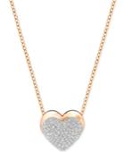 Swarovski Pave Heart Pendant Necklace