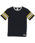 Element Men's Striped-sleeve Henley T-shirt