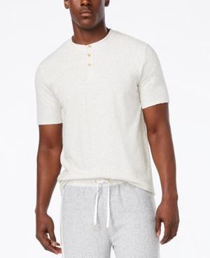 Sean John Men's Heathered Terry Henley