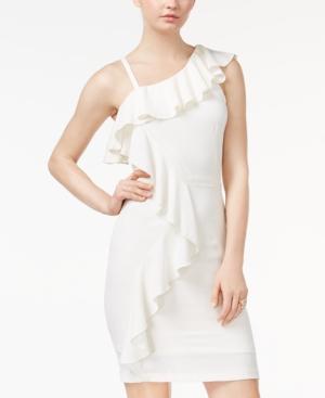 Shift Juniors' One-shoulder Bodycon Dress, Created For Macy's
