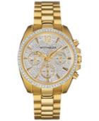 Wittnauer Men's Chronograph Lucy Gold-tone Stainless Steel Bracelet Watch 34mm Wn4043