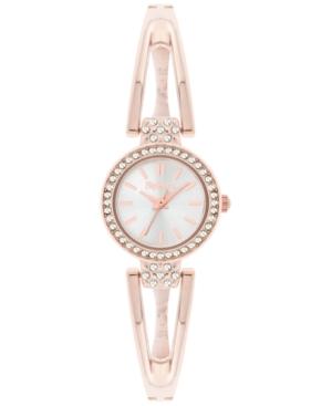 Style & Co. Watch, Women's Rose Gold-tone Open Bangle Bracelet 22mm Sy037rg