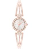 Style & Co. Watch, Women's Rose Gold-tone Open Bangle Bracelet 22mm Sy037rg