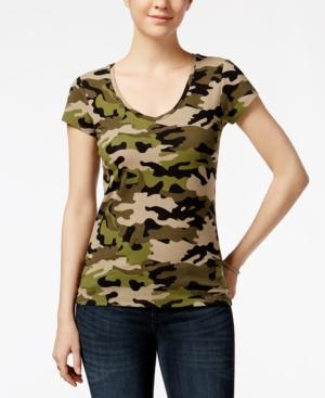 Energie Juniors' Mila Printed V-neck Tee