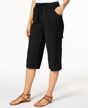 Karen Scott Edna Cotton Capri Pants, Created For Macy's