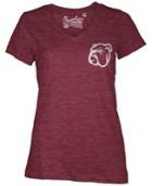 Royce Apparel Inc Women's Mississippi State Bulldogs Logo T-shirt