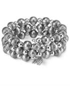 American West Native Pearl Coil Bracelet In Sterling Silver