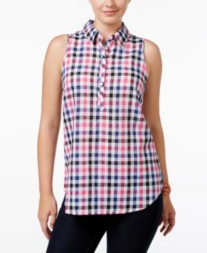 G.h. Bass & Co. Plaid Linen Shirt