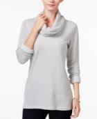 Maison Jules Striped Cowl-neck Top, Only At Macy's