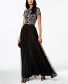 Adrianna Papell 2-pc. Lace Mesh Gown