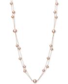 Belle De Mer Pink Cultured Freshwater Pearl (5mm, 7-1/2mm) 18 Two-layer Necklace (also In White Cultured Freshwater Pearl)