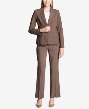 Calvin Klein Melange Peak-collar Blazer